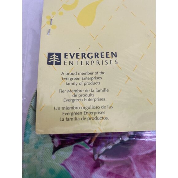Decorative NWOT Garden Flag With Hydrangea & Butterfly Design By Evergreen - Picture 5 of 5